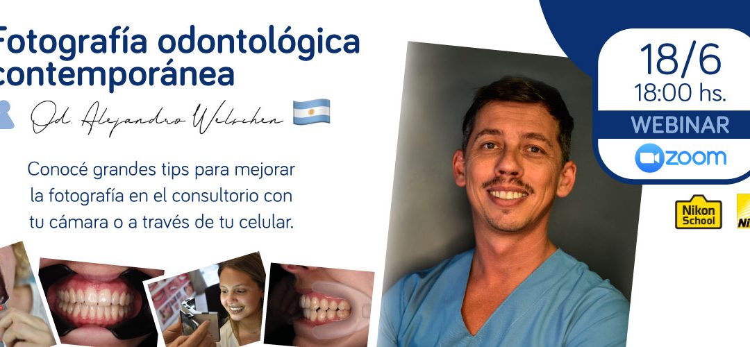 Webinar: Fotografía odontológica contemporánea