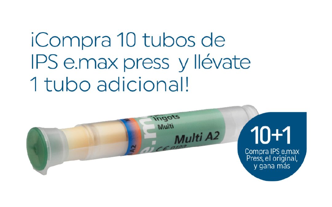 Acumulá tus compras de tubos IPS e.max Press y llevate uno gratis